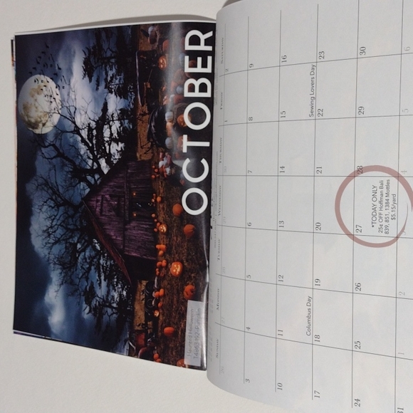 5/$15 Paper Crafting Calendar - Picture 6 of 8